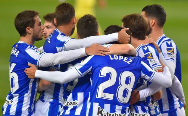 Real Sociedad-Villarreal: La Real sigue en lo más alto