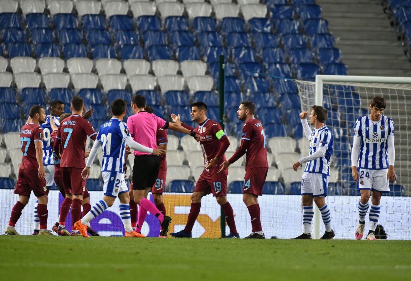 La Real Sociedad busca una victoria ante el colista del grupo F que le permita lograr la clasificación a la siguiente ronda de la Europa League.