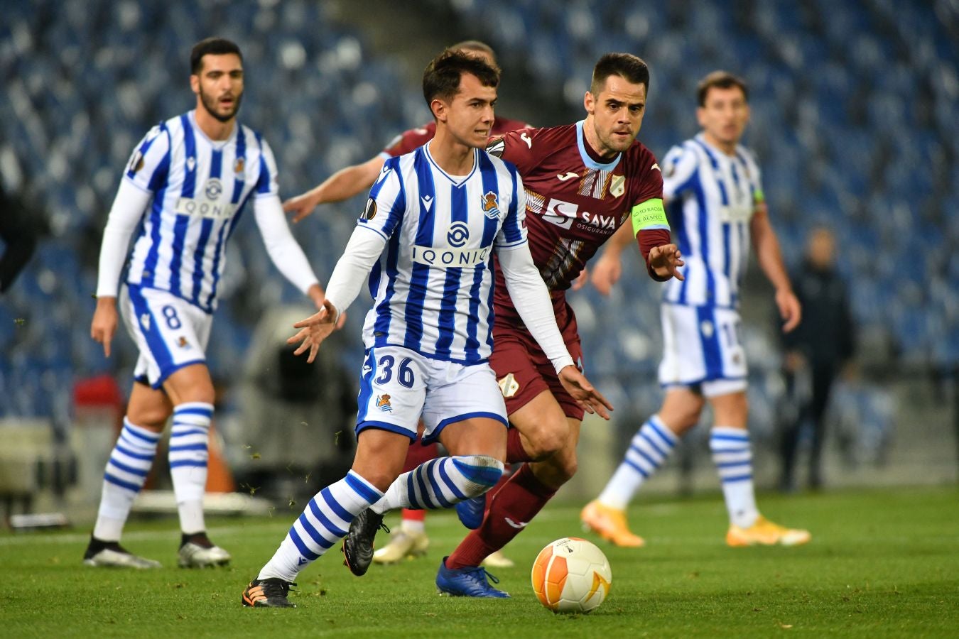 La Real Sociedad busca una victoria ante el colista del grupo F que le permita lograr la clasificación a la siguiente ronda de la Europa League.