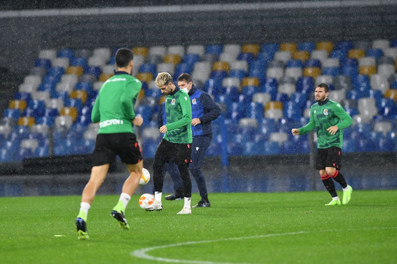 Las mejores imágenes del Nápoles-Real Sociedad