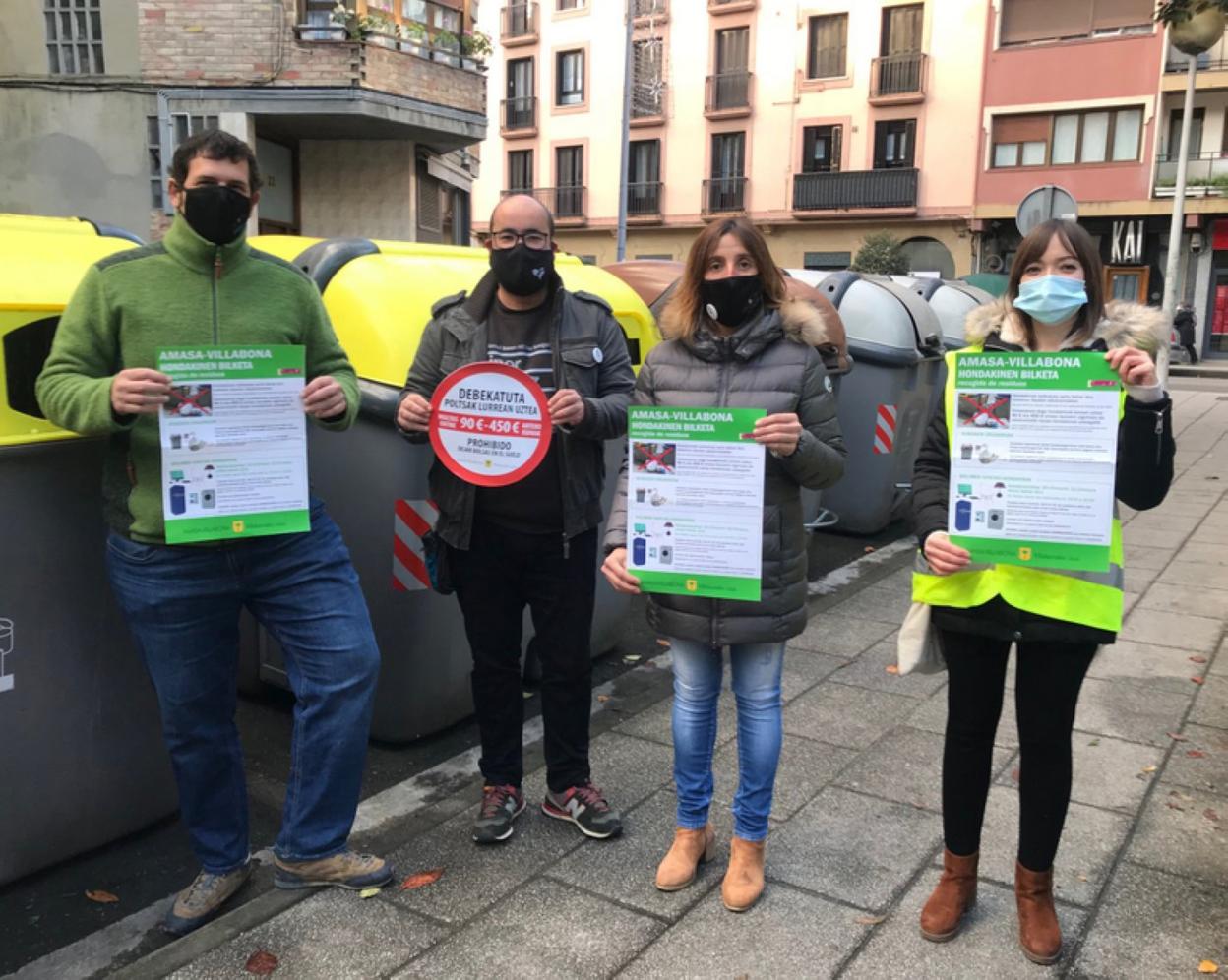 Responsables municipales, en la presentación de la campaña. 