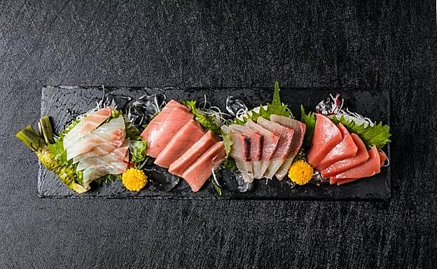 Los bancos de peces utilizados para preparar sushi tienen menos ejemplares. 