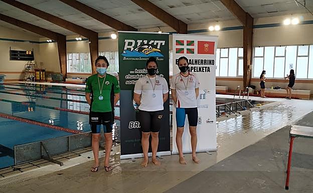 Nora Imaz, Itxaso Alonso y Lexur Olalla. 