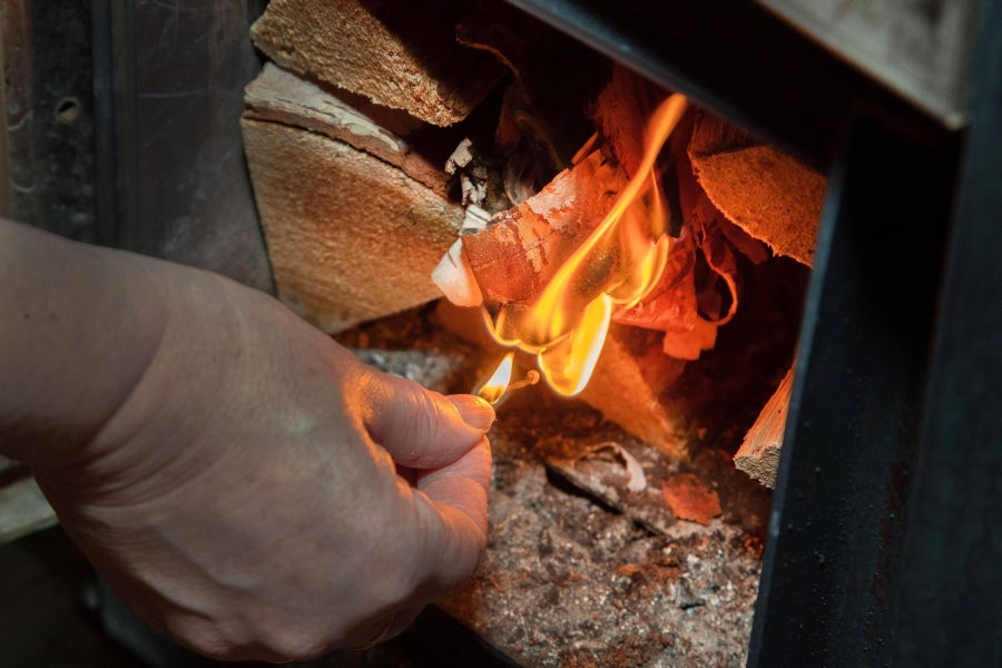 Fotos: Ver el partido, desde la sauna