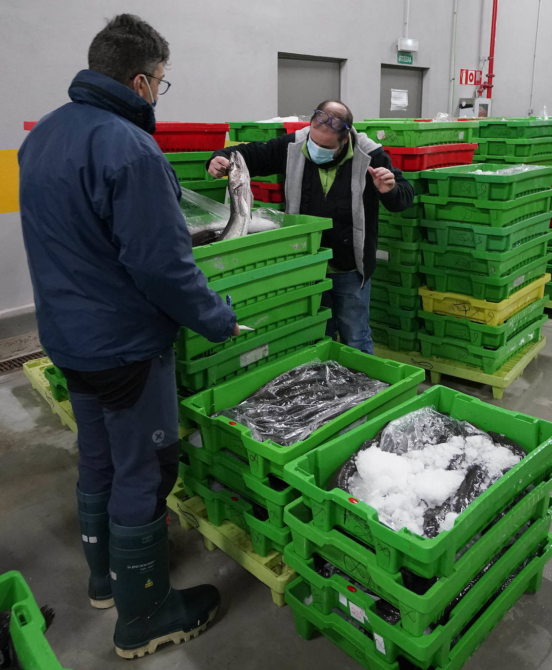 La lonja de Pasaia confirma que la Navidad será distinta, al detectarse en los encargos que las celebraciones van a ser de menos personas. Armadores, vendedores, mayoristas y minoristas trabajan estos días sin descanso para que ninguna familia o establecimiento hostelero se quede estas Navidades sin pescado fresco.