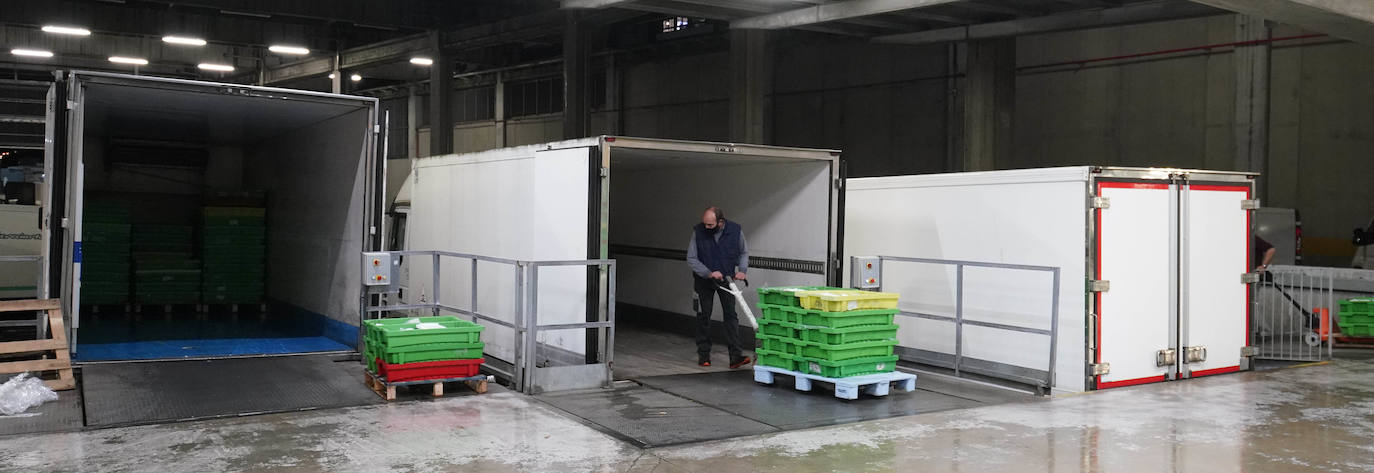 La lonja de Pasaia confirma que la Navidad será distinta, al detectarse en los encargos que las celebraciones van a ser de menos personas. Armadores, vendedores, mayoristas y minoristas trabajan estos días sin descanso para que ninguna familia o establecimiento hostelero se quede estas Navidades sin pescado fresco.