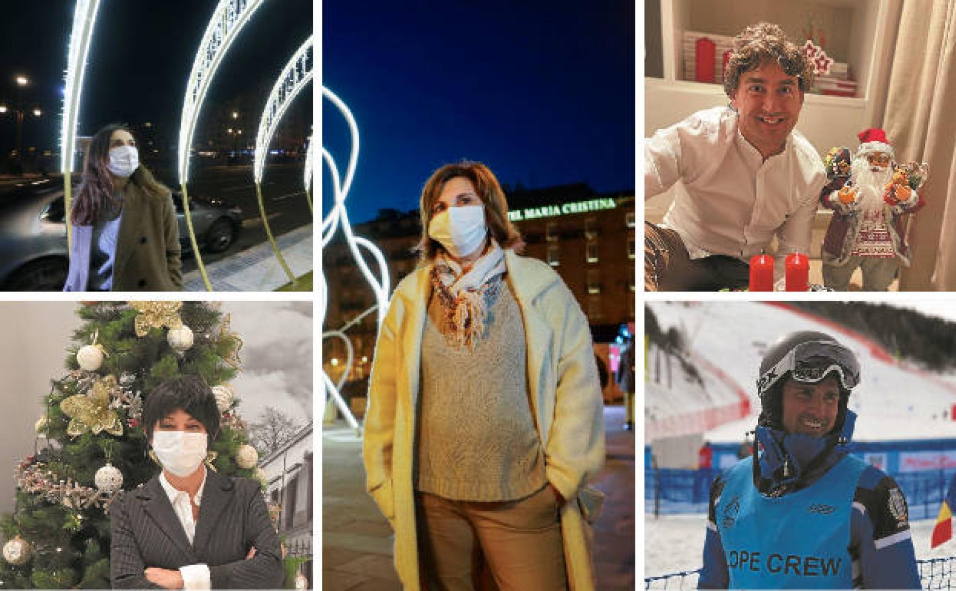 Navidades en la intimidad con turrones y mascarillas