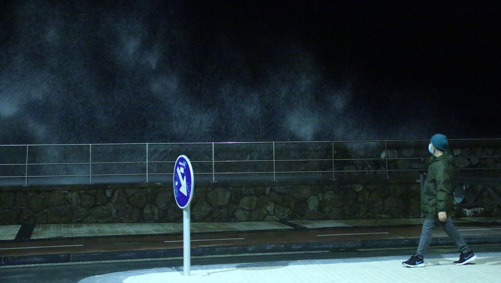 La borrasca traerá vientos de hasta 120 kilómetros por hora en el litoral. 