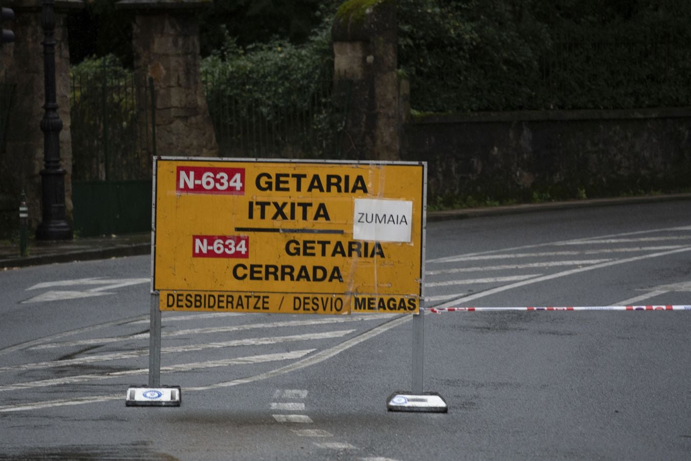 Imágenes del temporal en Zarautz