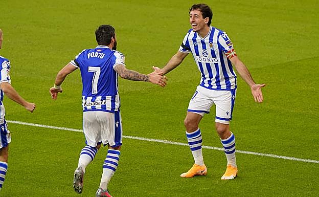 Oyarzabal-Portu, una pareja bendecida con el gol