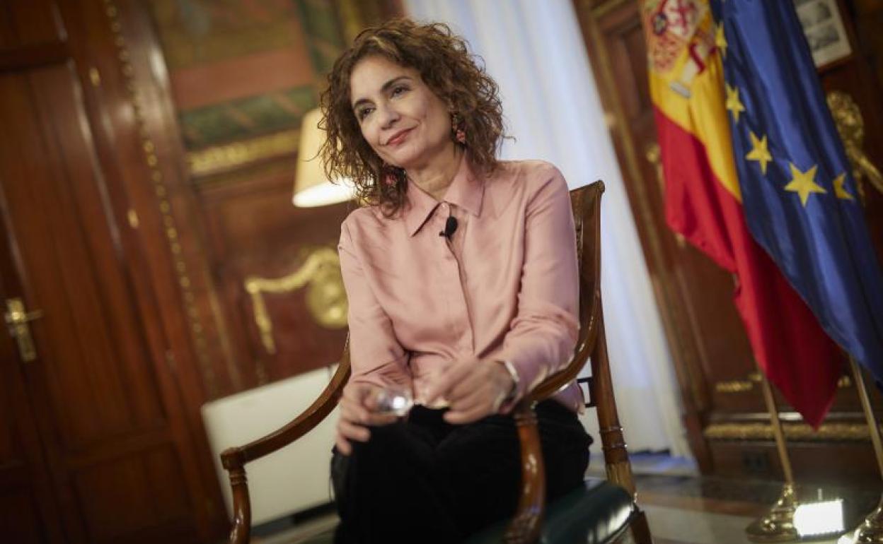 María Jesús Montero, ministra de Hacienda y portavoz del Gobierno 