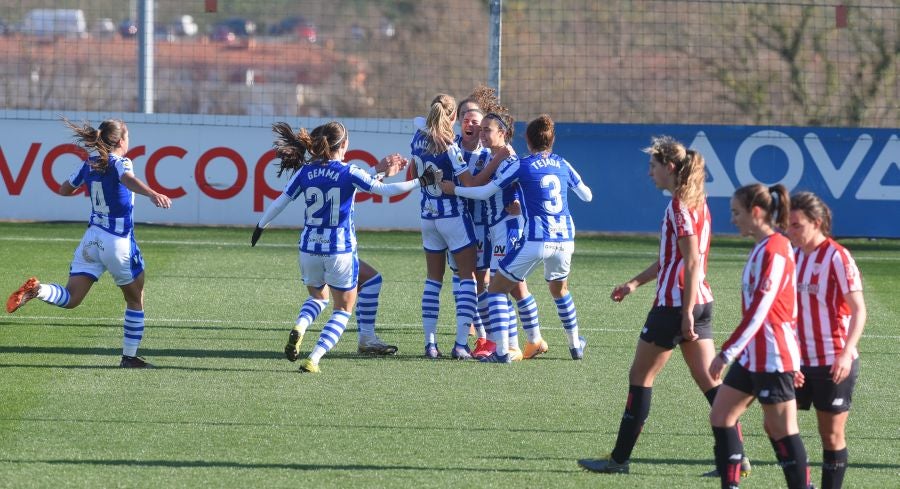 La Real Sociedad se lleva también el derbi femenino. 