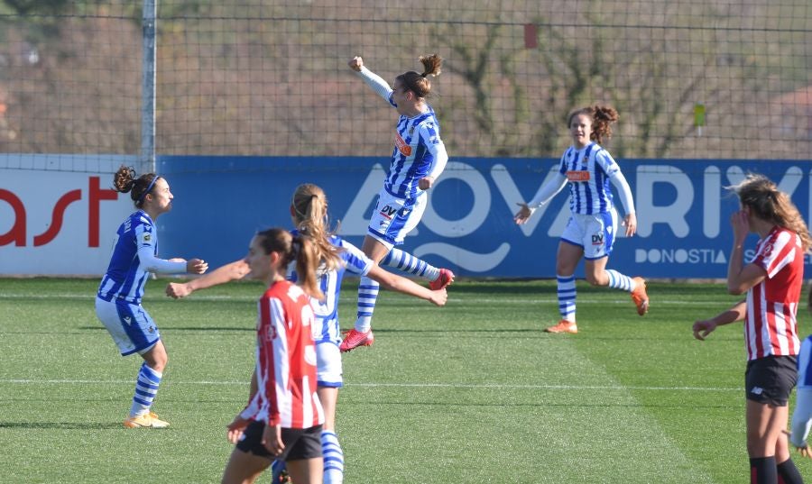 La Real Sociedad se lleva también el derbi femenino. 