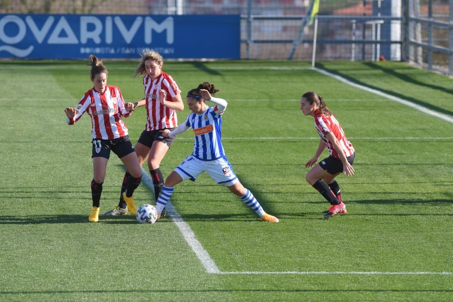 La Real Sociedad se lleva también el derbi femenino. 
