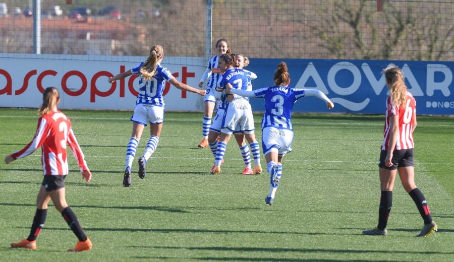 La Real Sociedad se lleva también el derbi femenino. 