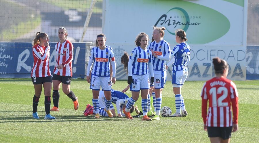 La Real Sociedad se lleva también el derbi femenino. 