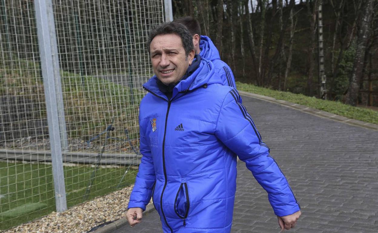 Eusebio Sacristán durante su época en la Real. 