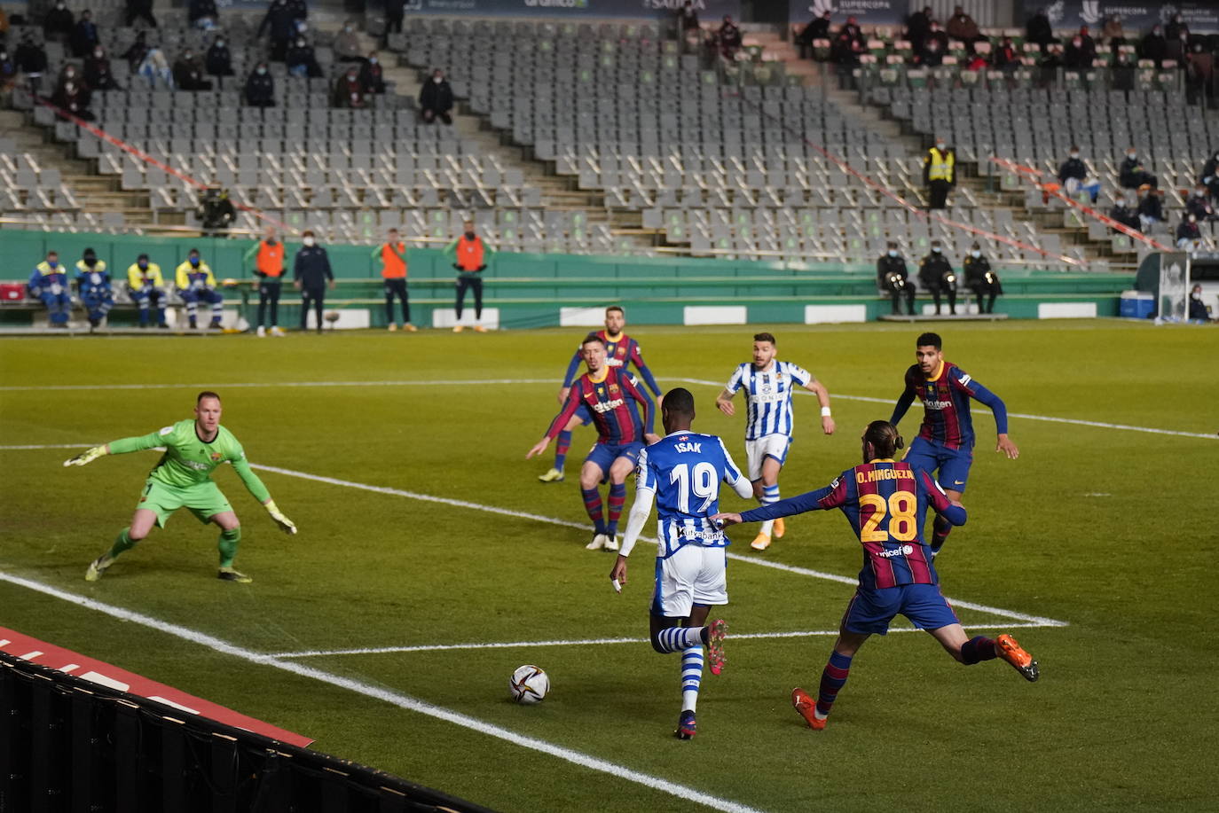 Fotod del Real Sociedad - Barcelona de Supercopa