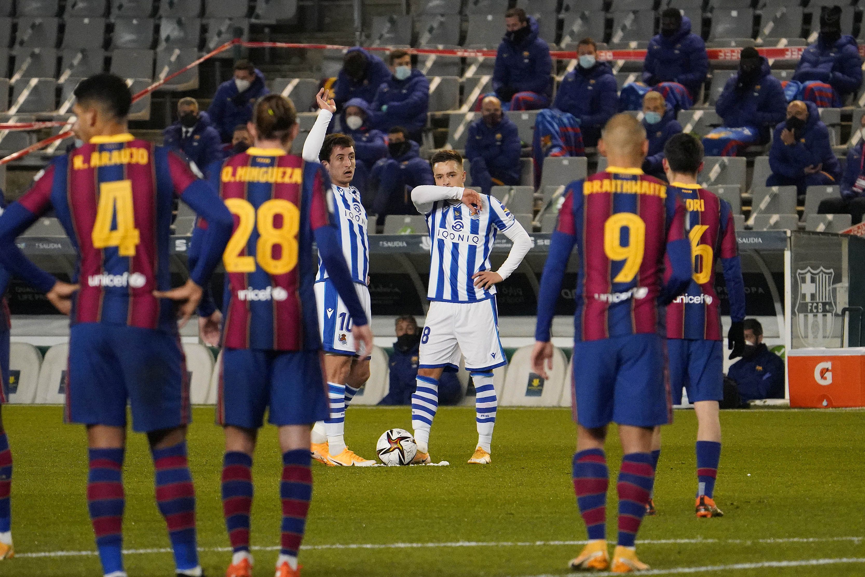 Fotod del Real Sociedad - Barcelona de Supercopa