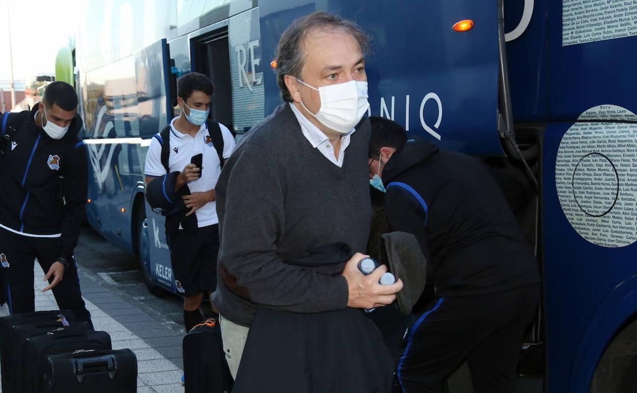 Jokin Aperribay: «A mis jugadores solo les quiero dar las gracias»