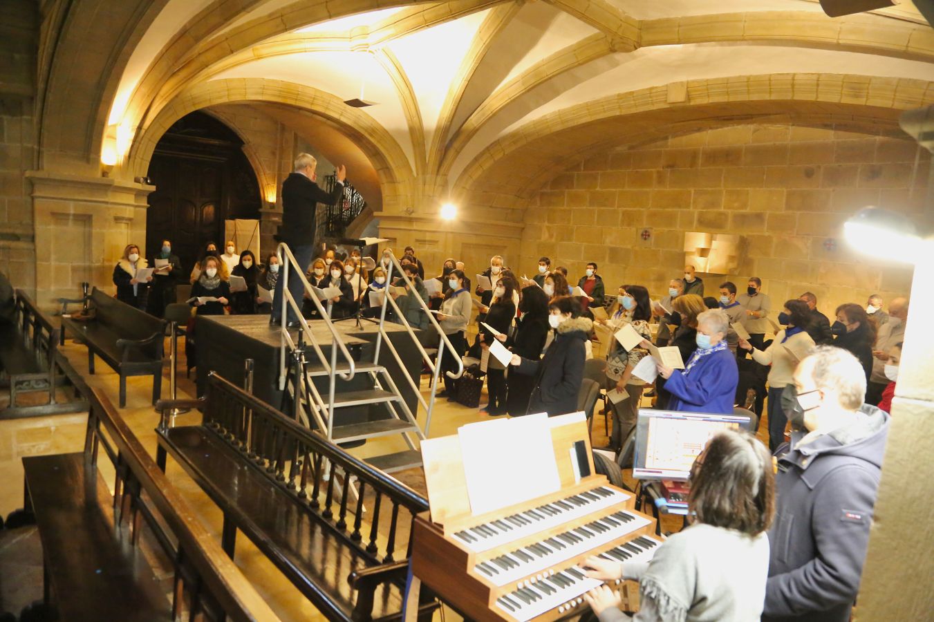 Fotos: Las imáganes de la misa en Santa María