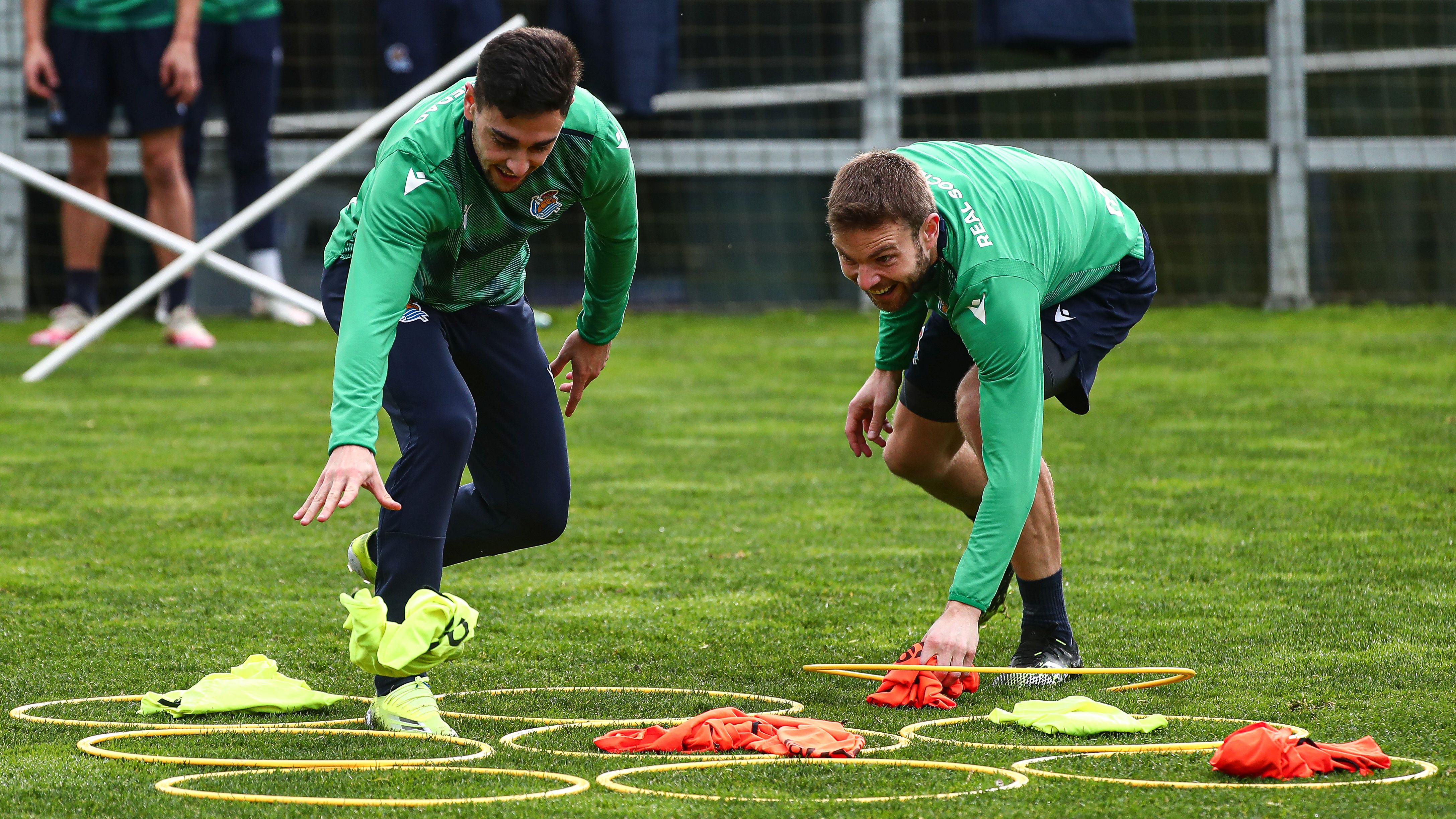Fotos: La plantilla de la Real Sociedad prepara el duelo ante el Villarreal