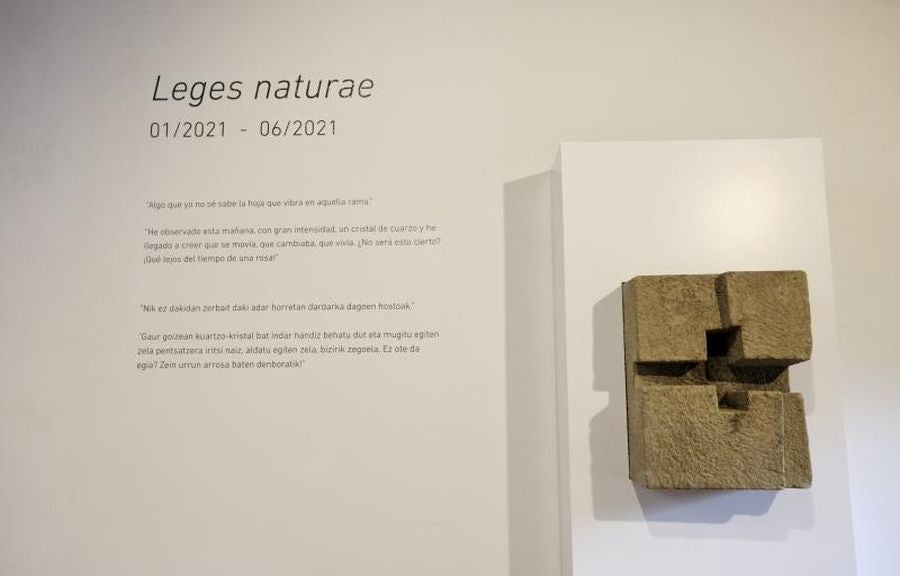 Fotos: ‘Leges naturae’, nueva exposición en Chillida Leku