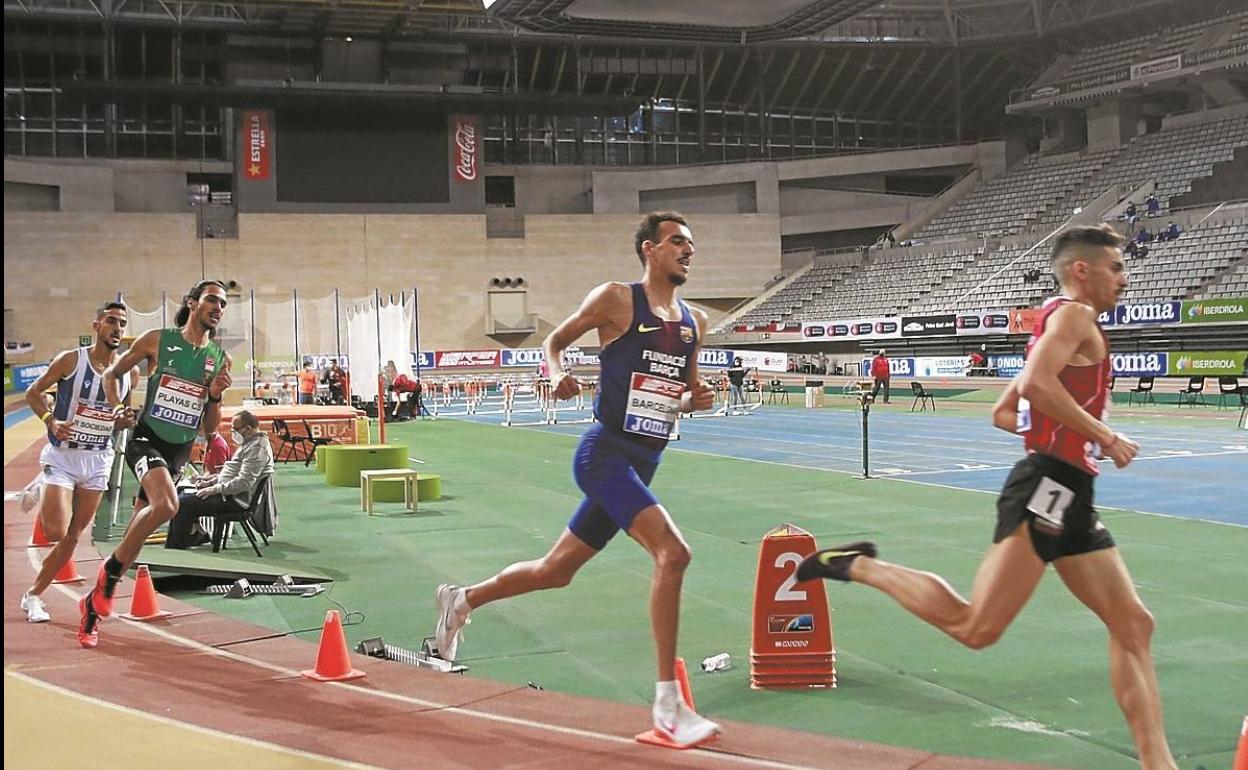 Bakkali, de la Real, tras Katir, con Hassaous y Celada por delante.