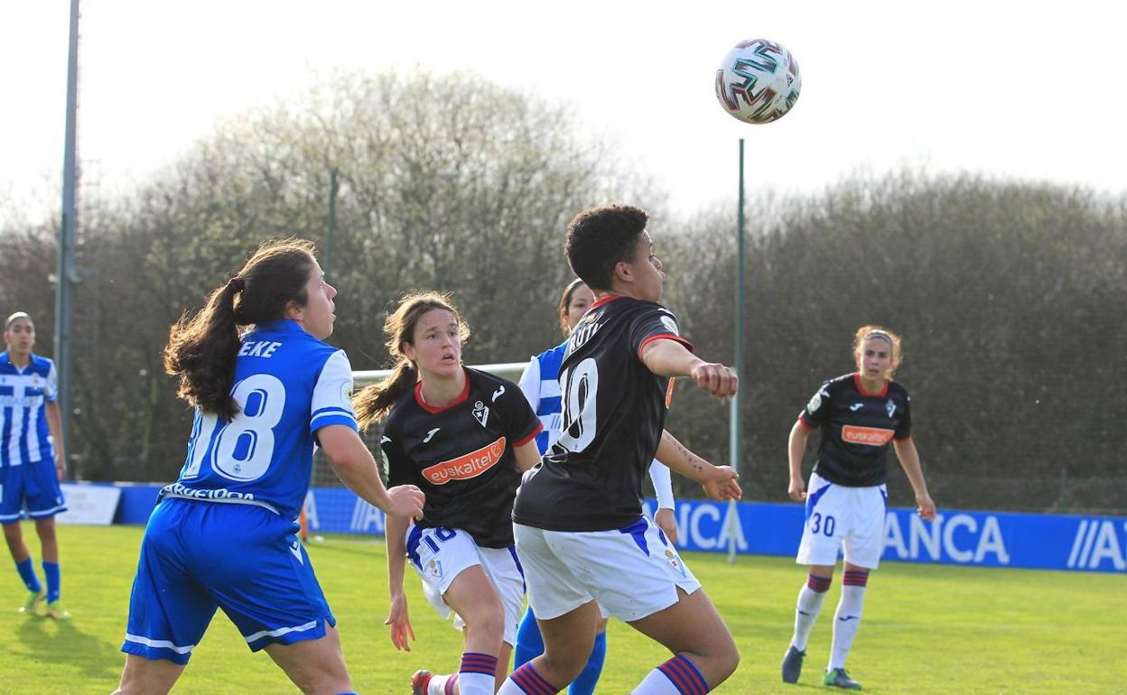 Las eibarresas han peleado en Abegondo