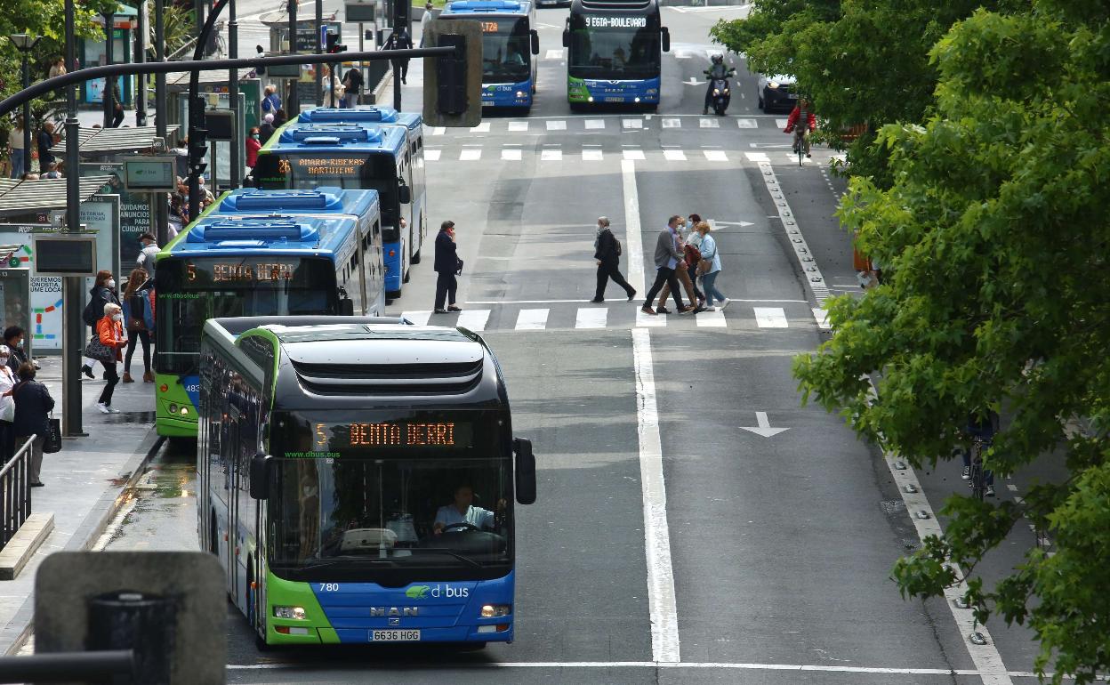 La pandemia reducirá un 18% los viajeros de Donostibus este año