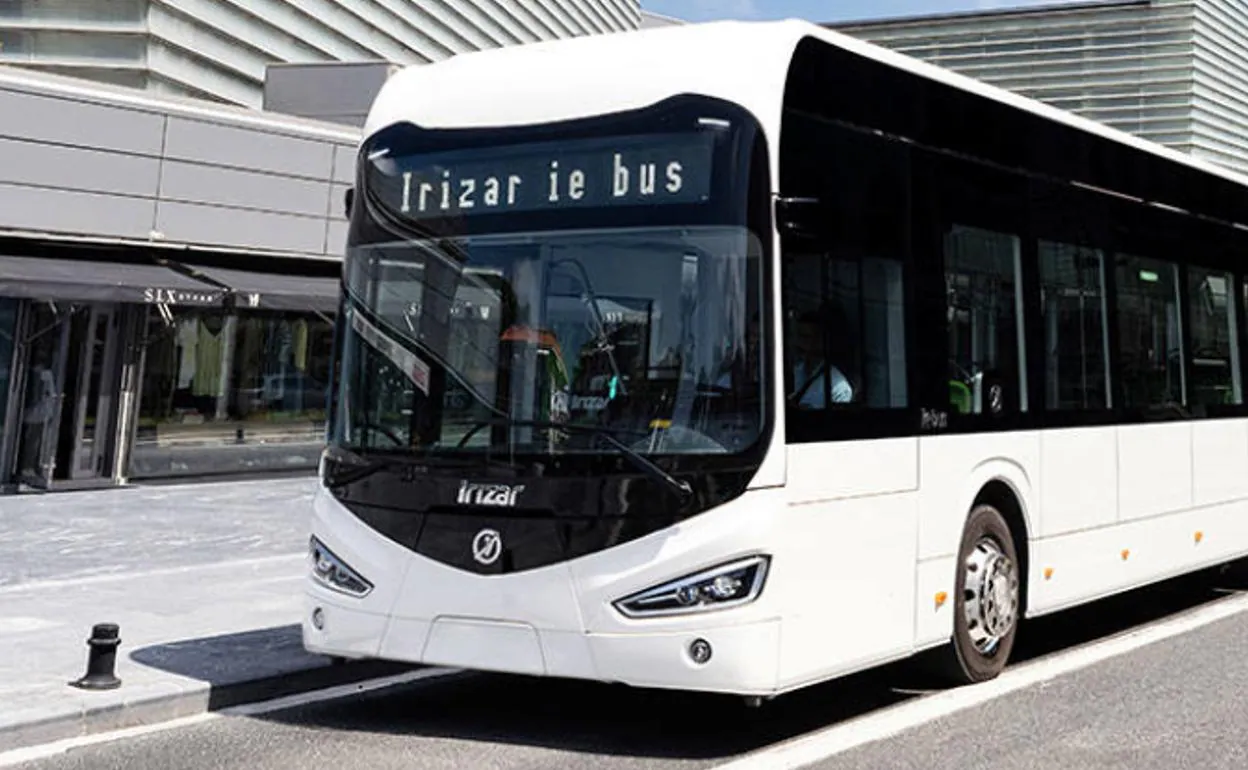 Modelo de autobús eléctrico de Irizar que pone en marcha en Málaga. 