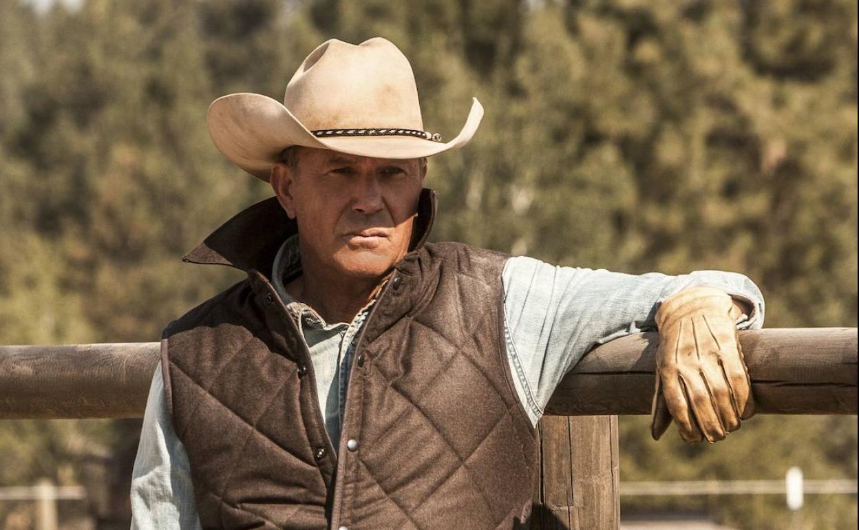 Kevin Costner, en un fotograma de 'Yellowstone'