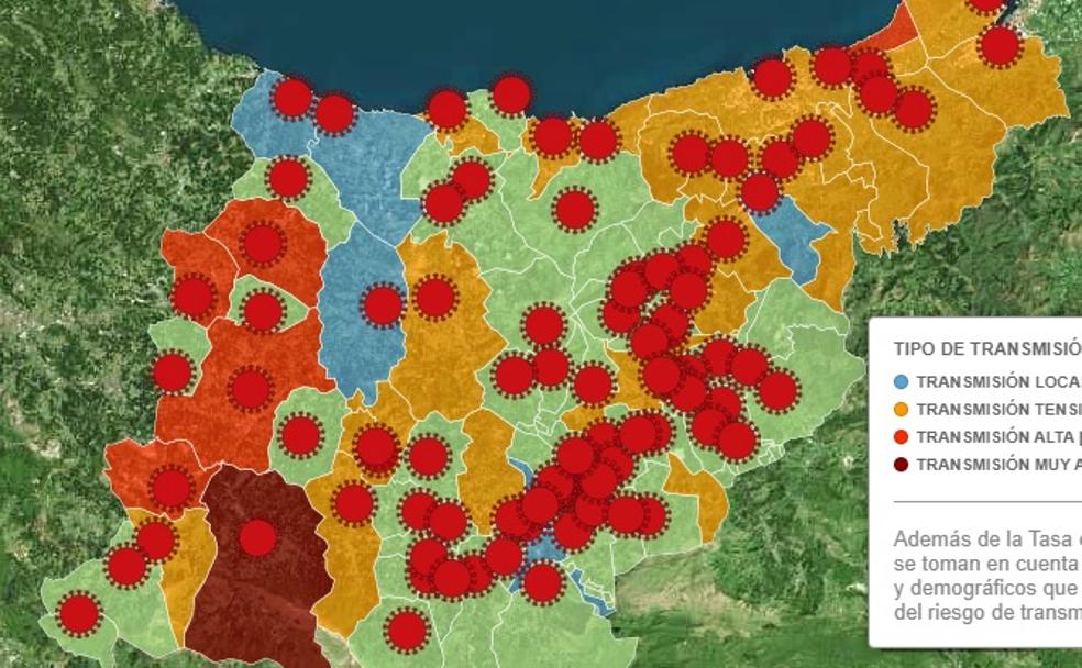 Azkoitia se une a los municipios en verde y Gipuzkoa continúa con una tasa de incidencia a la baja 