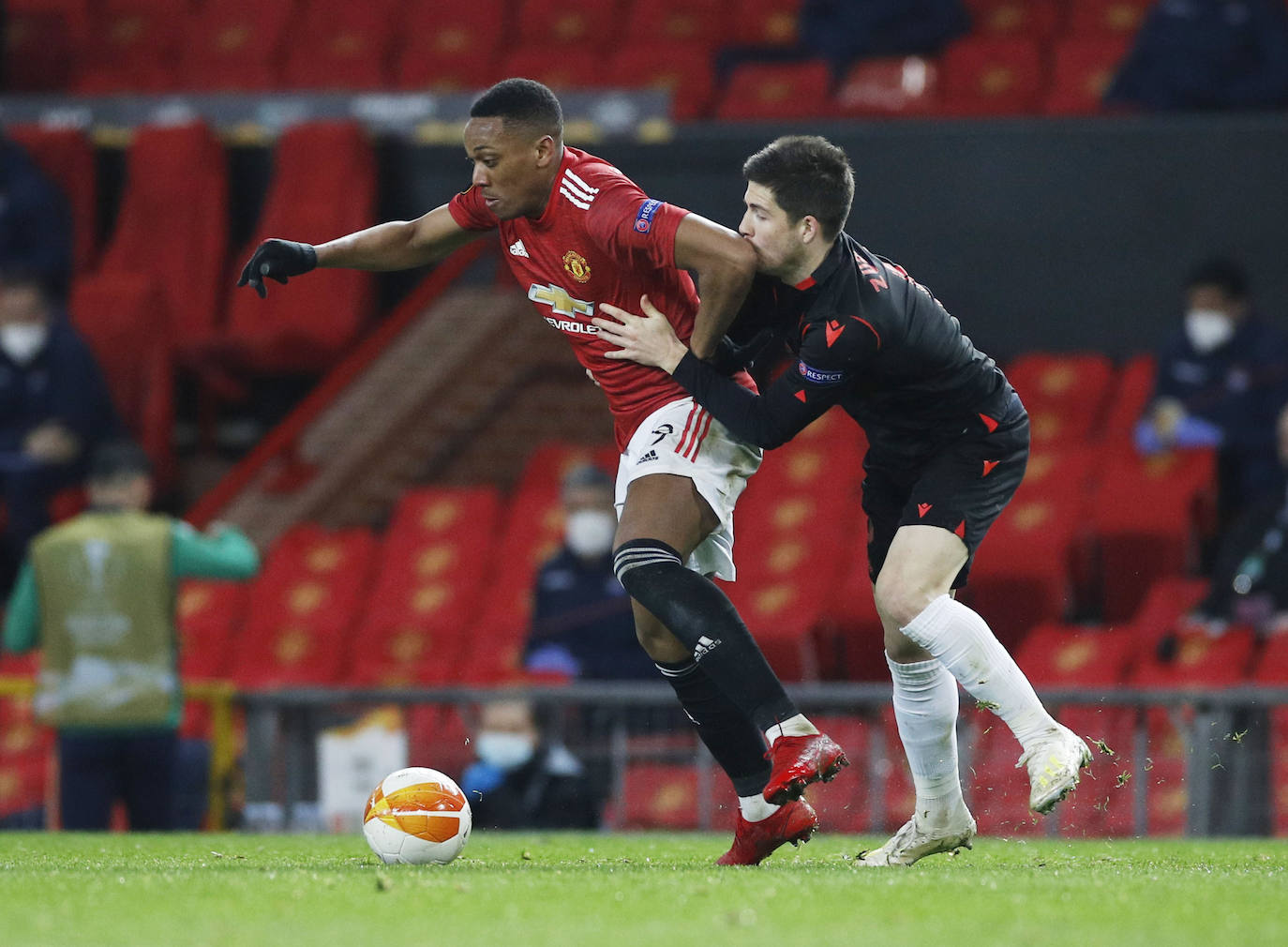 Fotos: Las imágenes del Manchester United - Real Sociedad