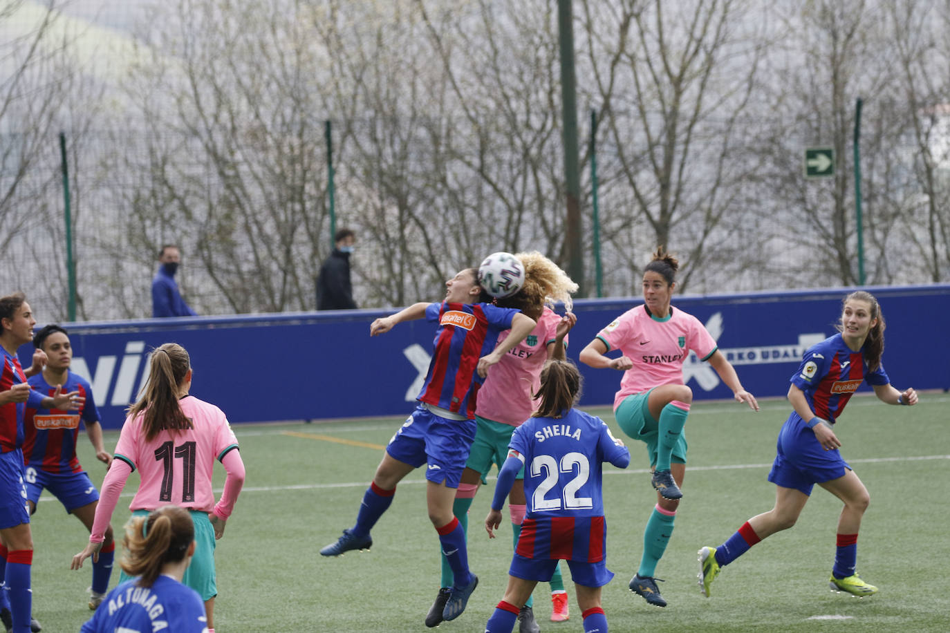 Las eibarresas han luchado frente a un rival que ha mostrado su efectividad 