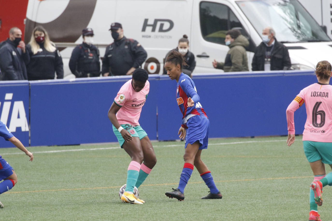 Las eibarresas han luchado frente a un rival que ha mostrado su efectividad 