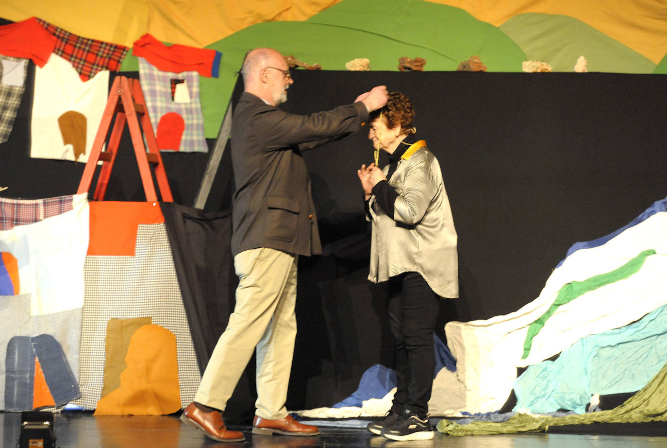 La titiritera y confundadora de Txontxongillo Taldea, Enkarni Genua, ingresa como socia de número en la Real Sociedad Bascongada de Amigos del País