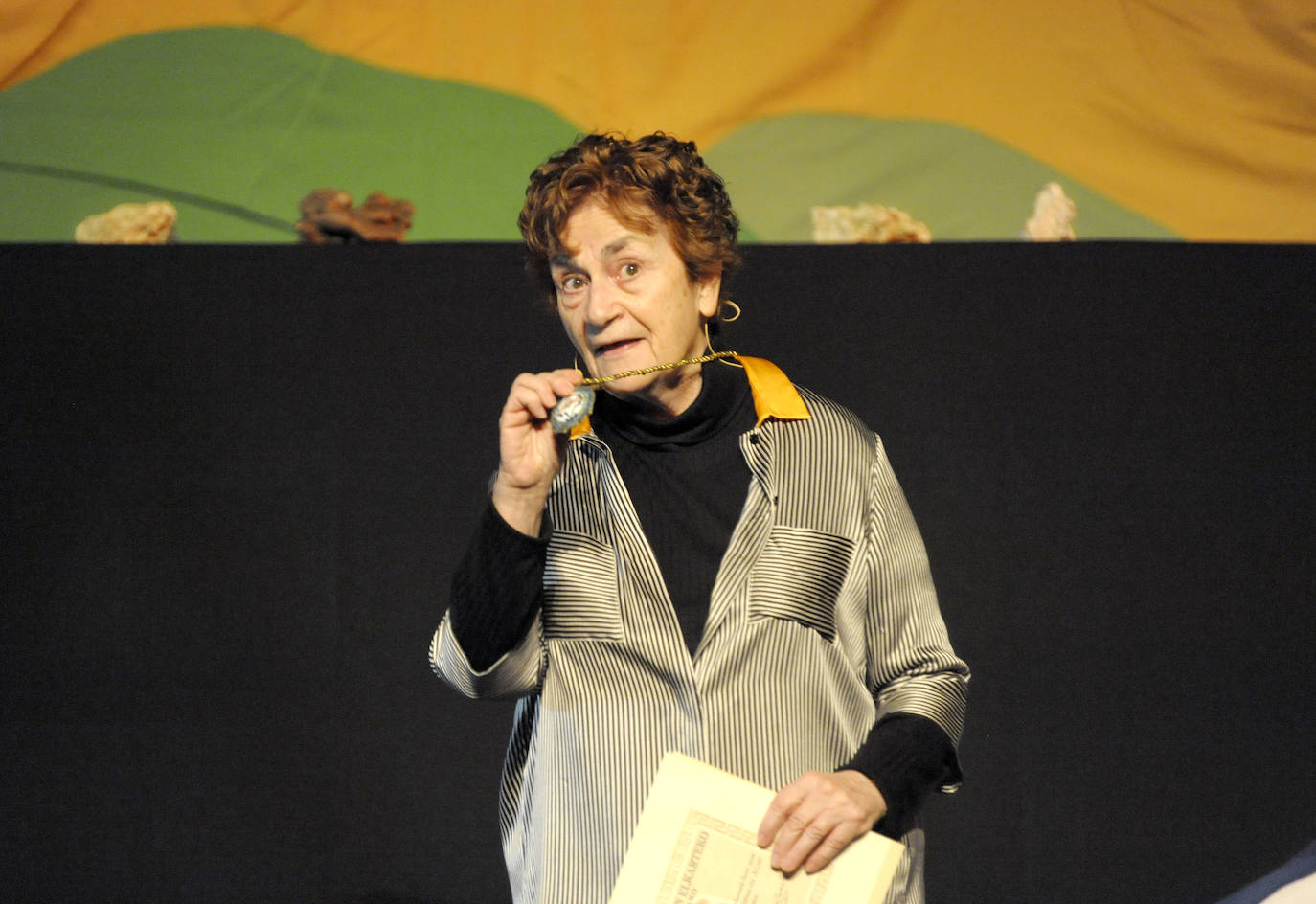 La titiritera y confundadora de Txontxongillo Taldea, Enkarni Genua, ingresa como socia de número en la Real Sociedad Bascongada de Amigos del País