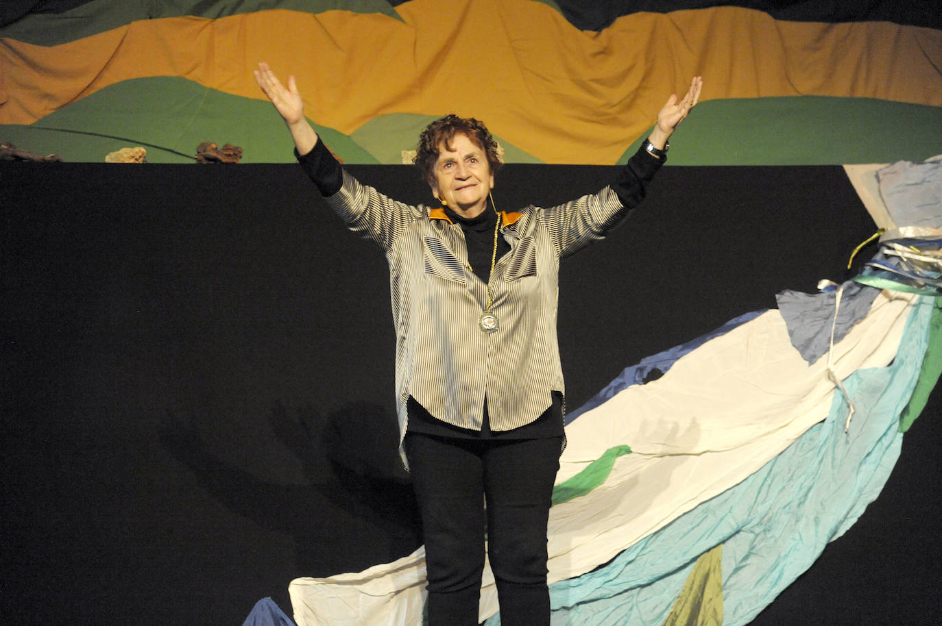 La titiritera y confundadora de Txontxongillo Taldea, Enkarni Genua, ingresa como socia de número en la Real Sociedad Bascongada de Amigos del País