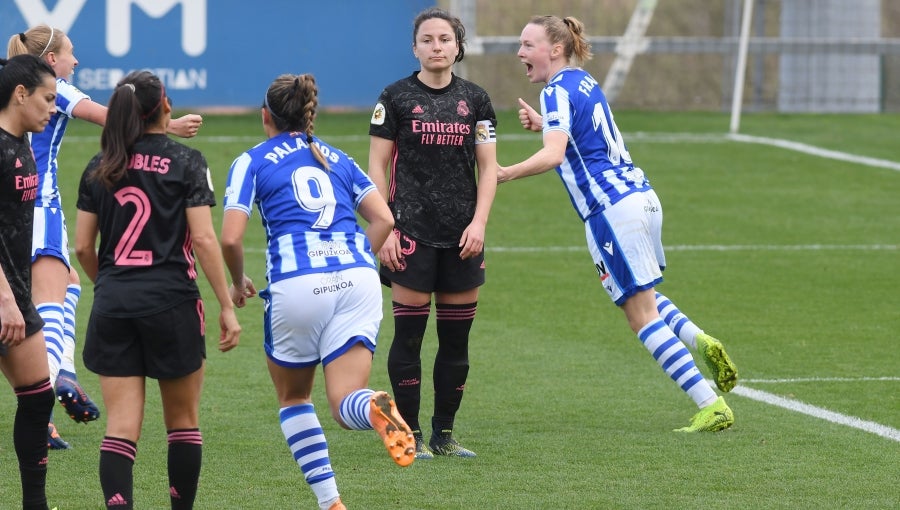 La Real Sociedad venció en casa al Real Madrid por tres goles a uno con remontada incluida para apurar una de las últimas oportunidades de las realistas para luchar por los puestos que dan acceso a competición continental. 
