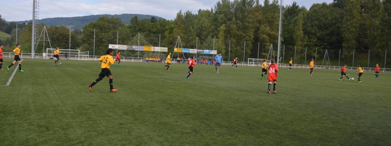 El PNV pide que se redacte el proyecto para dotar de más asientos al campo de fútbol de Harane. 