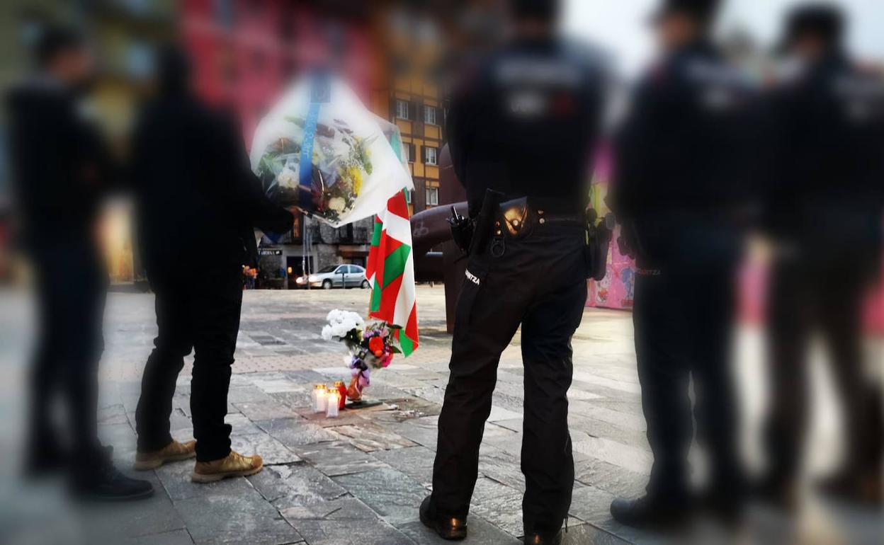 El homenaje de este martes en Hernani.