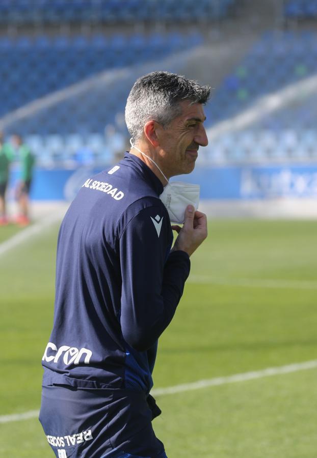 El lateral zurdo es duda para el partido del domingo, aunque todavía no está descartado. 