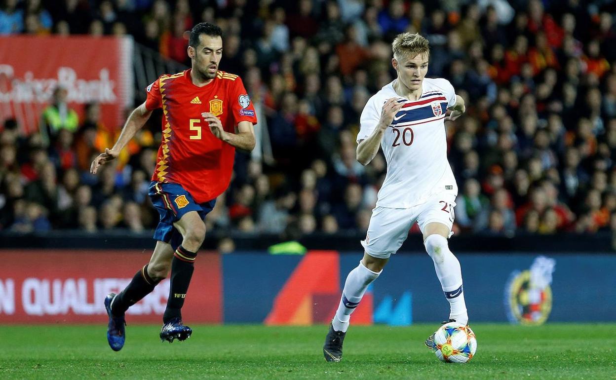 Odegaard es nombrado capitán de Noruega
