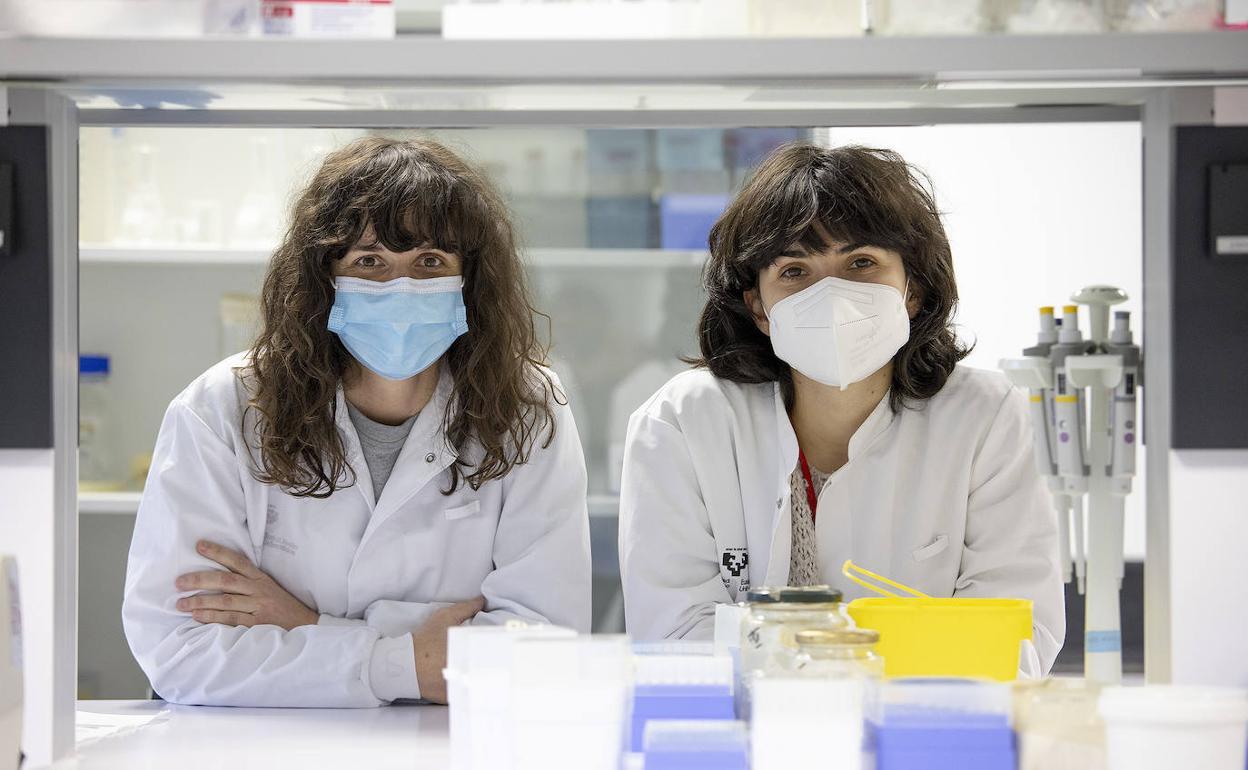 Ainara Castellanos eta Ane Olazagoitia.