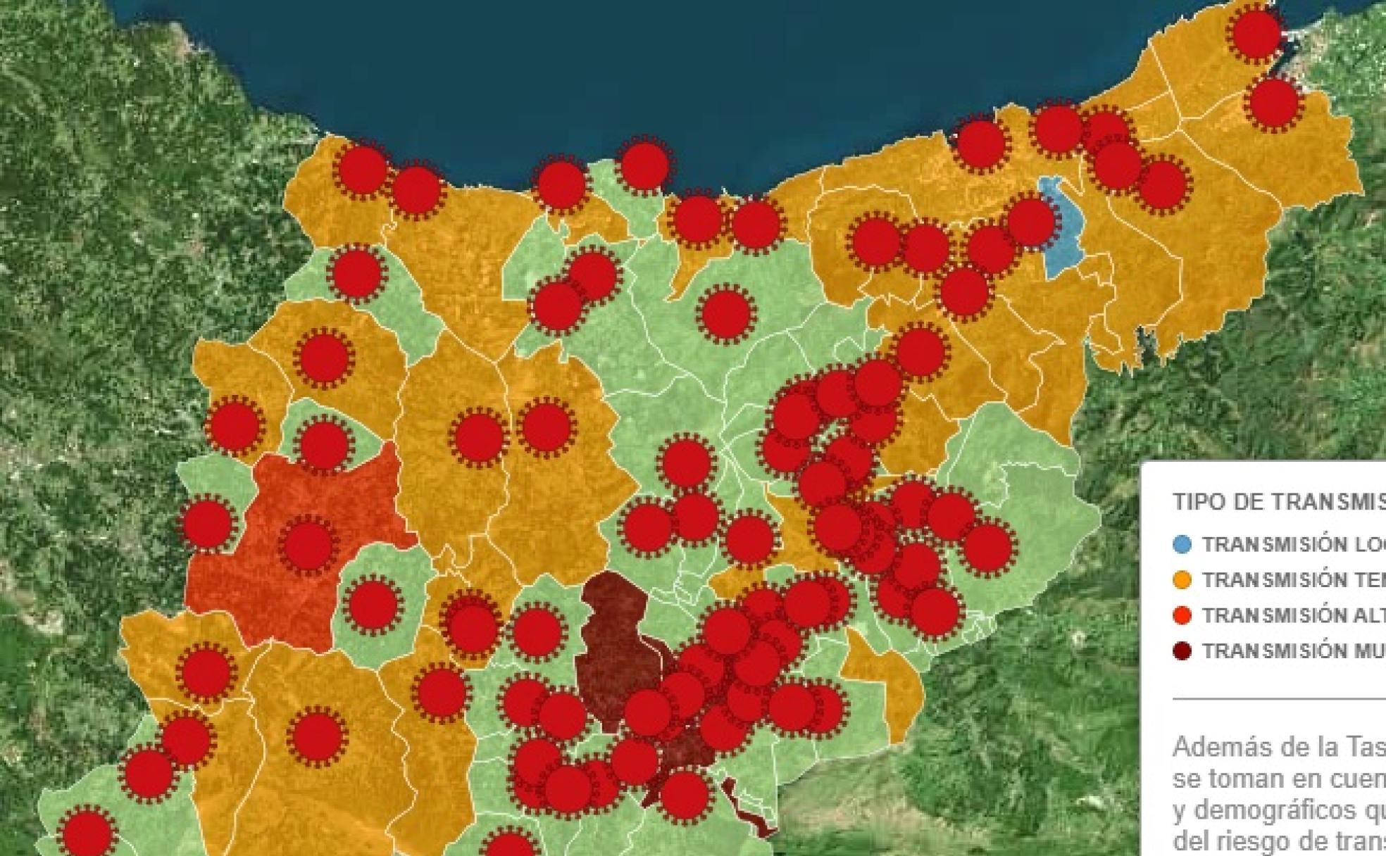 Coronavirus: Gipuzkoa continúa con su tendencia de contagios a la alza