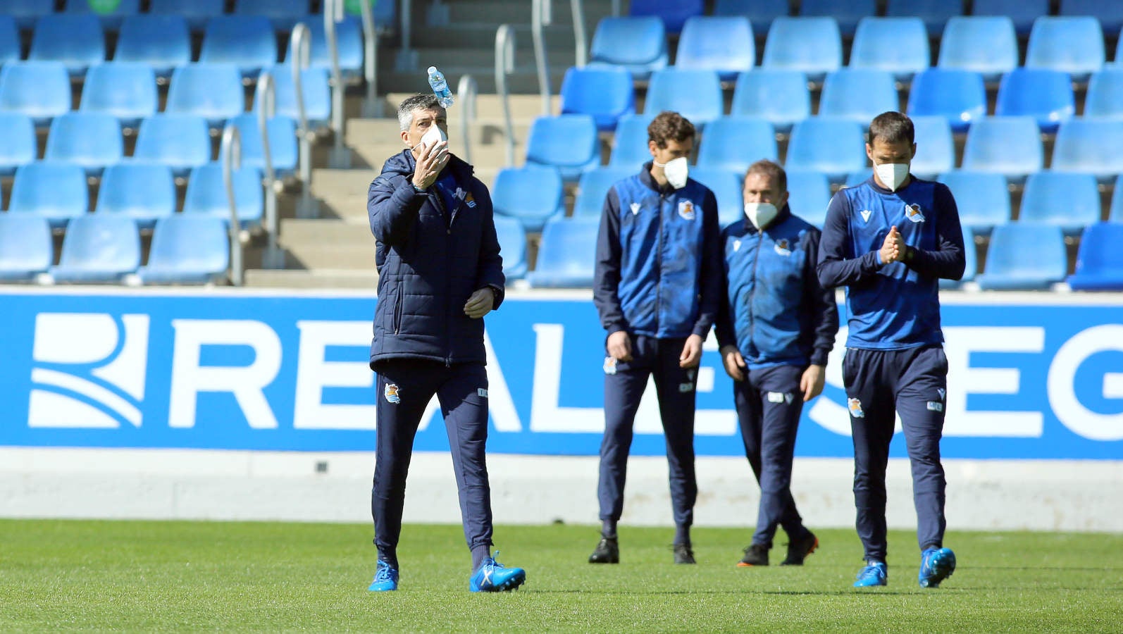 El cuadro txuri-urdin ha retomado este miércoles los entrenamientos tras la abultada derrota del pasado domingo ante el Barcelona.