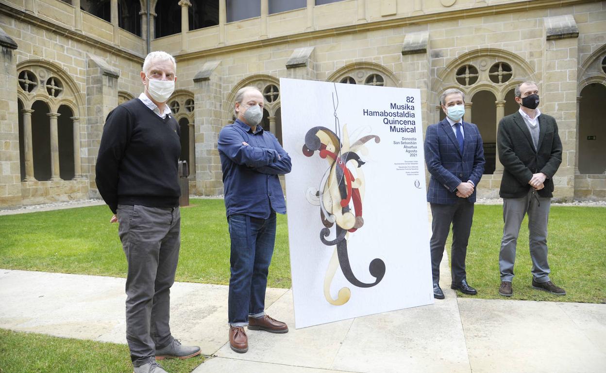 El cartel de la Quincena Musical ha sido presentado esta mañana en el Museo San Telmo.