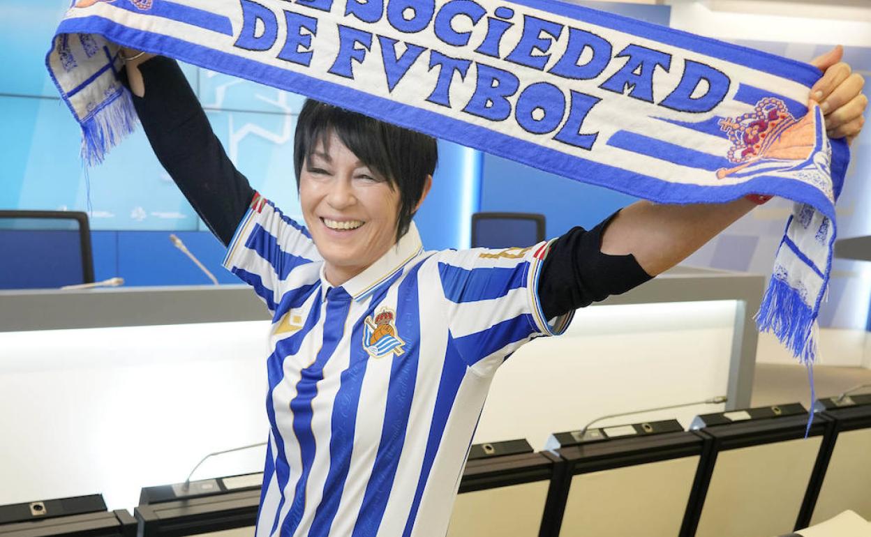 Maddalen Iriarte: «Siempre he sido txuri-urdin y me gustaría que ganase la Real. Apuesto por un 3-2»