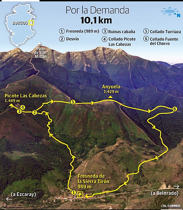 Picote las Cabezas (1.461 m.) y Anyuela (1.429 m.)